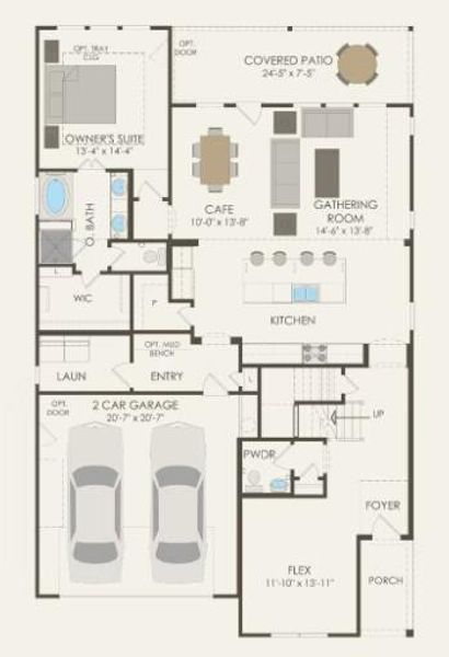 Pulte Homes, Beaumont/J floor plan Pulte Homes, Beaumont/J floor plan