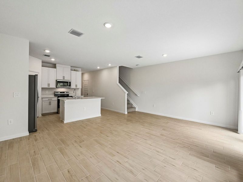Spacious, unfurnished interior of a new home in Meritage Homes at Central Park, Port St. Lucie (Image 12). Spacious, unfurnished interior of a new home in Meritage Homes at Central Park, Port St. Lucie (Image 12).
