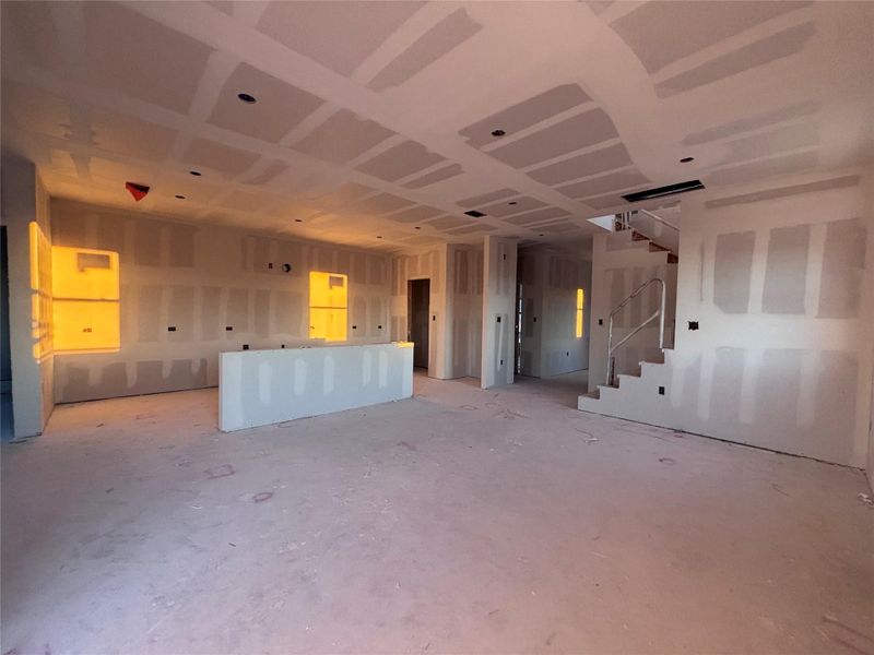 In-progress construction of a new home in The Colony 45s, Bastrop, TX (Image 14).