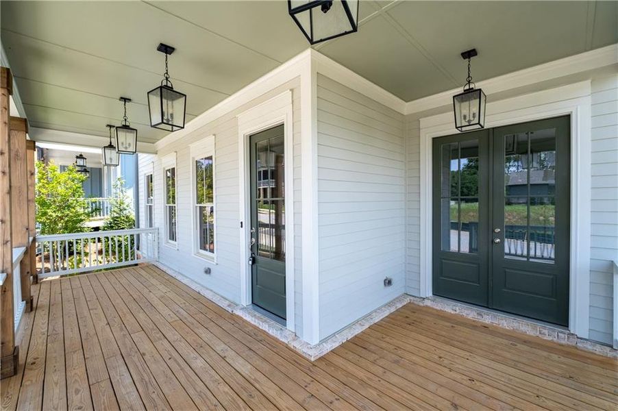 Exterior details and patio area of a home in , Alpharetta (Image 24).