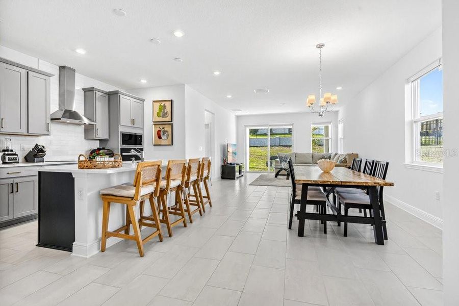Furnished interior view inside a new home in Hills of Minneola, Minneola (Image 5).