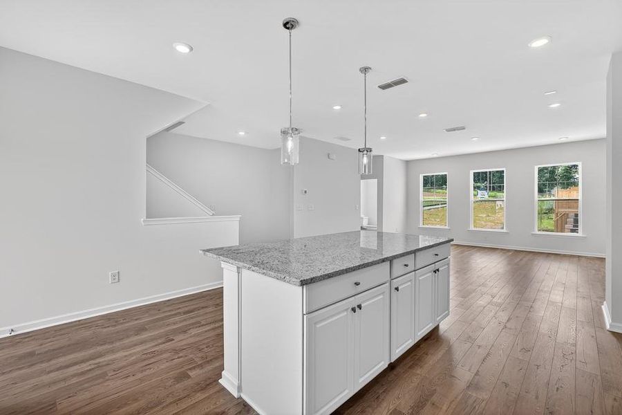 Furnished interior view inside a new home in Rosewood Farm, Lawrenceville (Image 9).