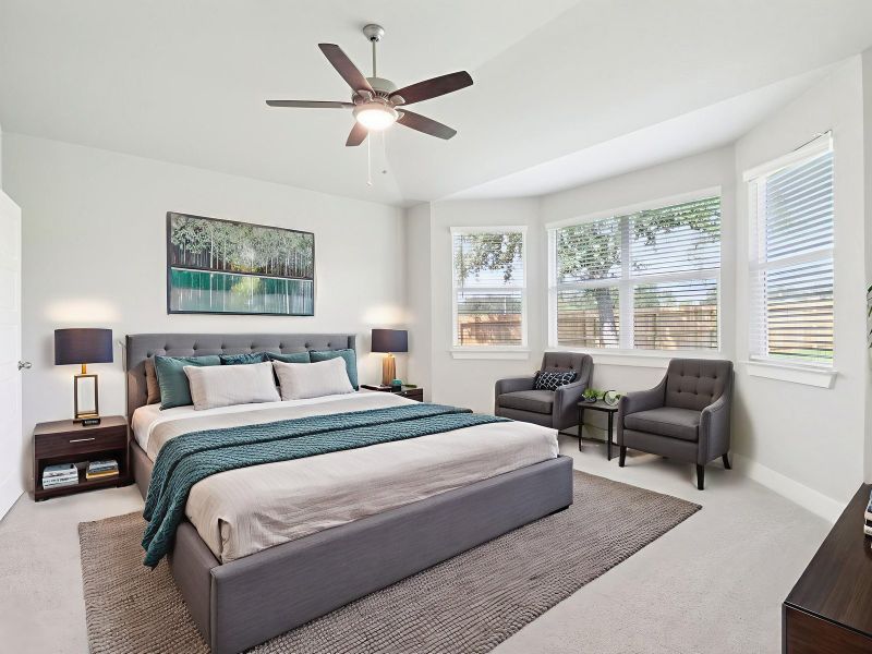 Furnished interior view inside a new home in Kallison Ranch, San Antonio (Image 5).