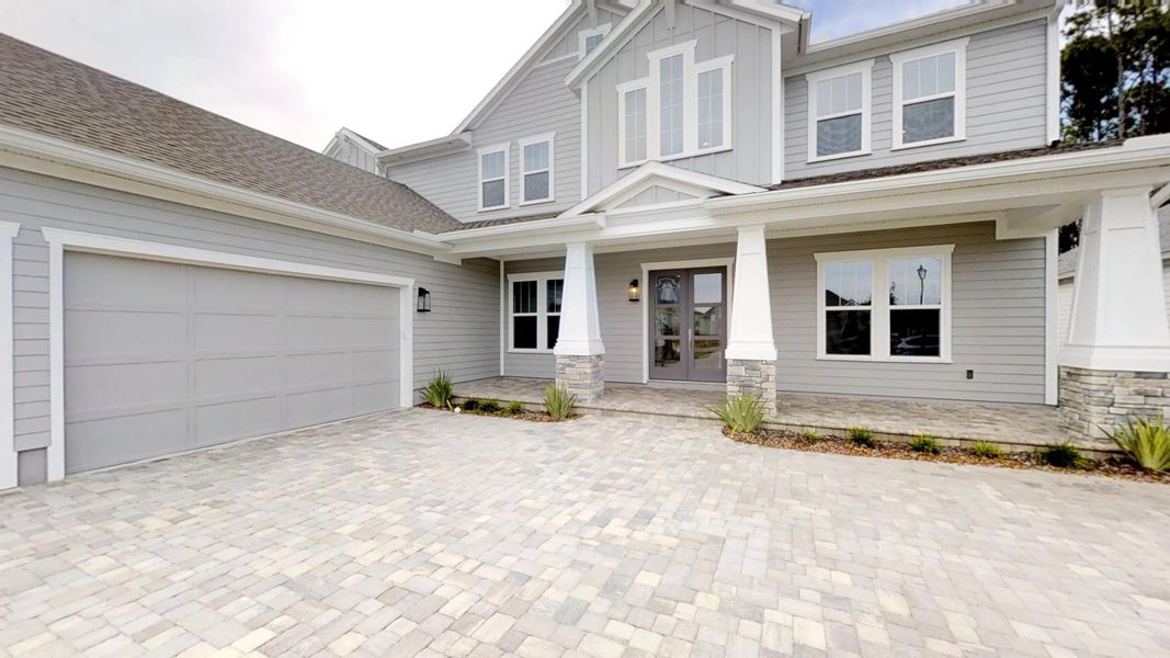 Representative exterior photo of a completed home built from the Augusta - Pinnacle Series | 80' Wide Lots by ICI Homes in Courtney Grove, St. Augustine, FL (Image 14).