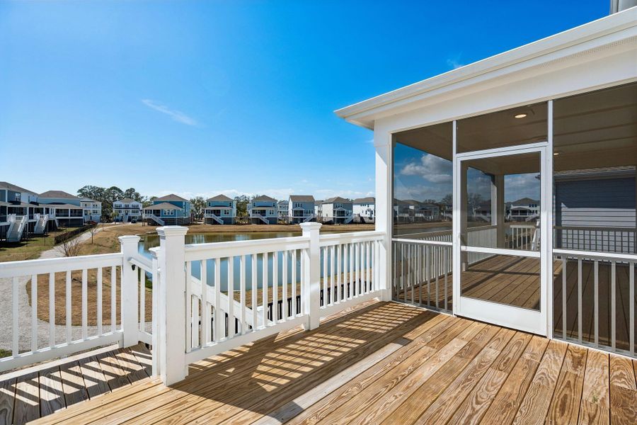 Exterior details and patio area of a home in Liberty Hill Farm, Mount Pleasant (Image 34).