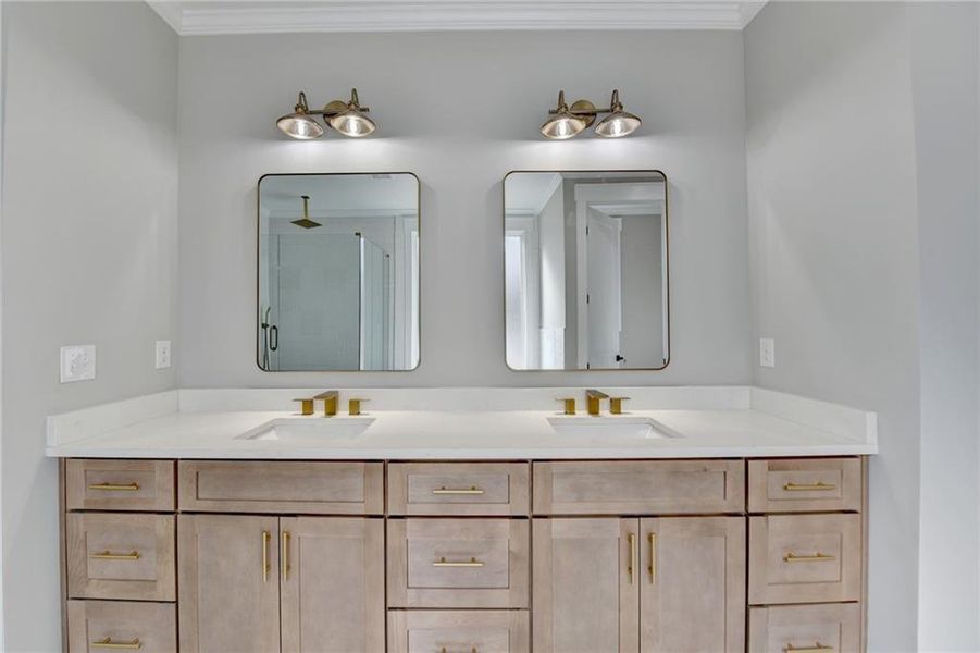 Furnished interior view inside a new home in , Snellville (Image 31).