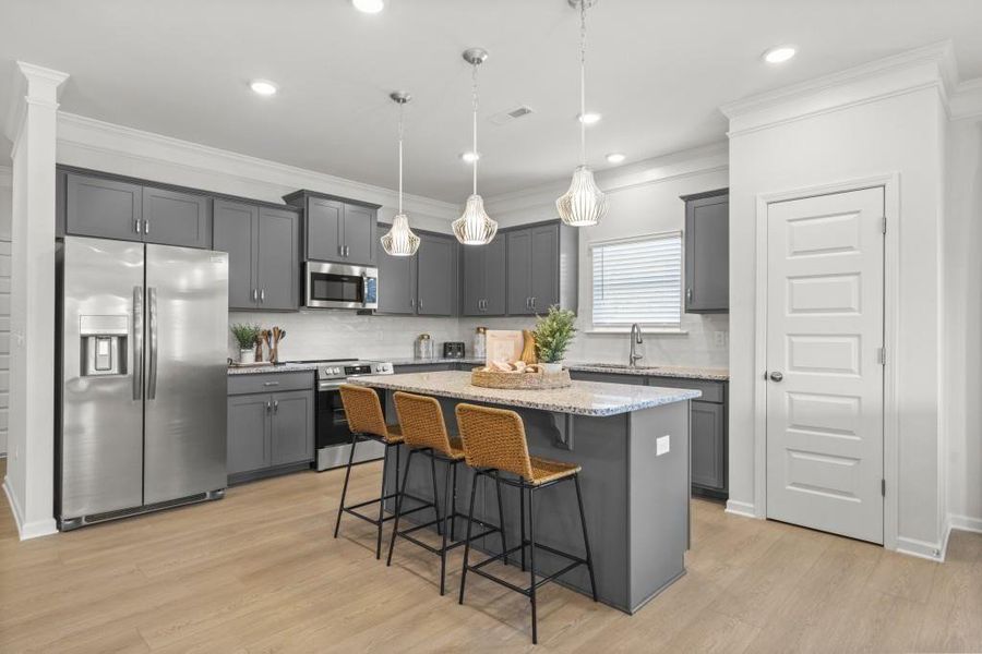 Furnished interior view inside a new home in North Haven, Rome (Image 4).