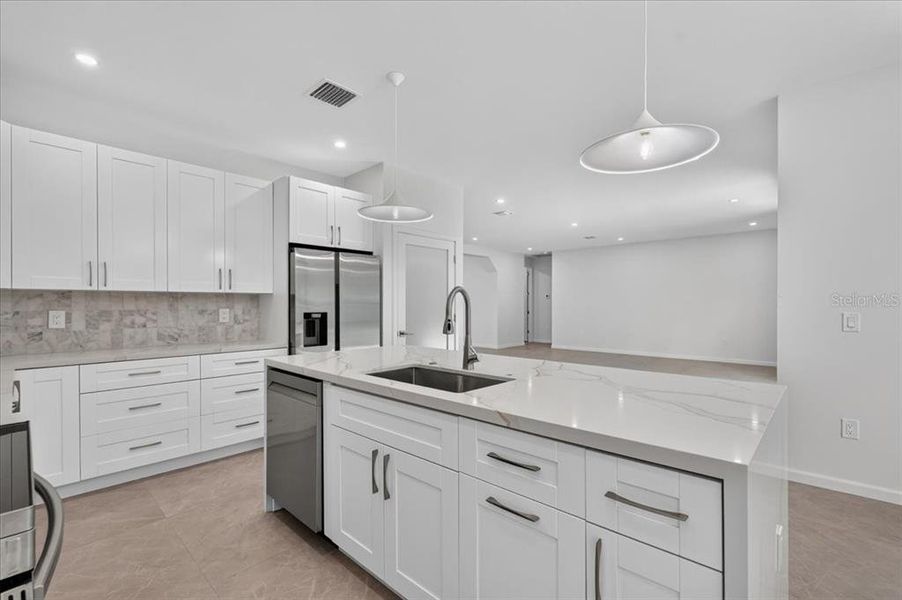 Furnished interior view inside a new home in , Seminole (Image 9).