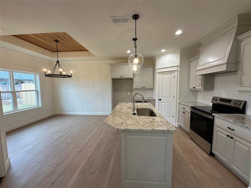 Furnished interior view inside a new home in , Abilene (Image 11).