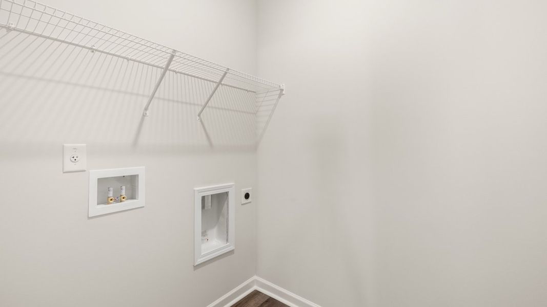 Representative unfurnished interior of a home built from the Cali by D.R. Horton in The Preserve at Agricultural Village, Perry (Image 30). Representative unfurnished interior of a home built from the Cali by D.R. Horton in The Preserve at Agricultural Village, Perry (Image 30).