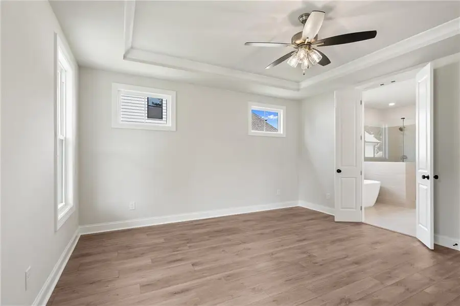 Spacious, unfurnished interior of a new home in Promenade at Sawnee Village, Cumming (Image 25).