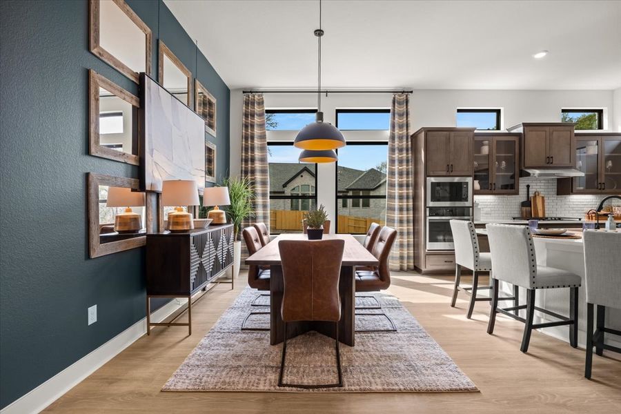 Furnished interior view inside a new home in 6 Creeks, Kyle (Image 34).