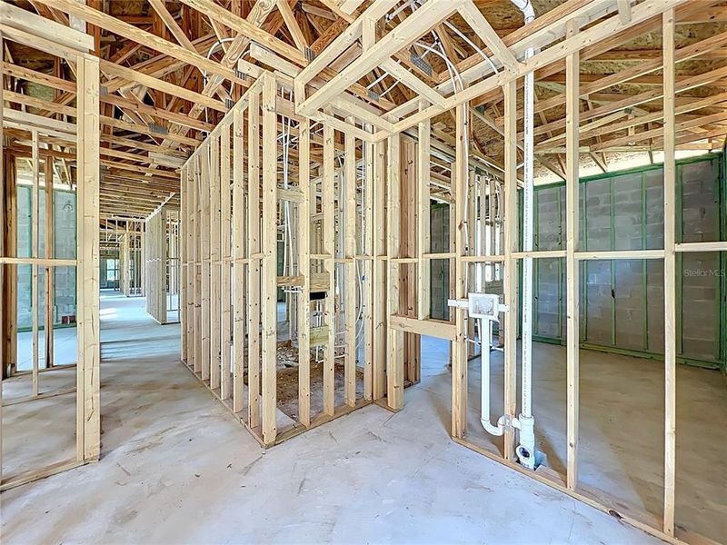 In-progress construction of a new home in , Oviedo, FL (Image 21).