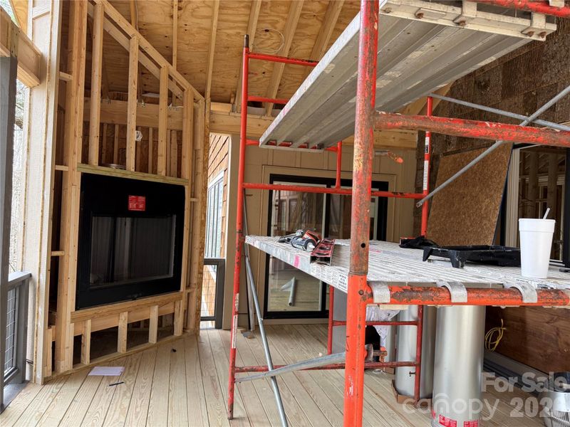 In-progress construction of a new home in , Boone, NC (Image 11).