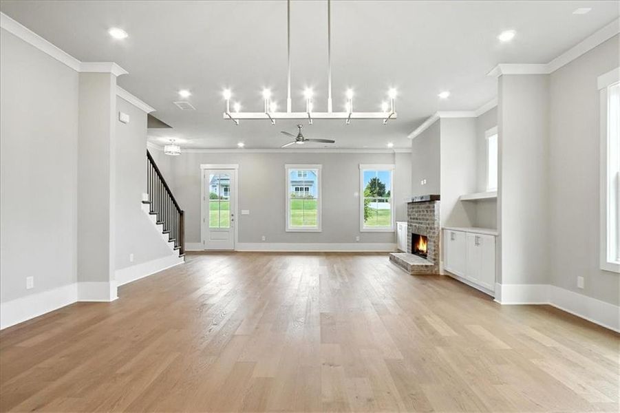 Spacious, unfurnished interior of a new home in Old Town Estates, Dacula (Image 47).