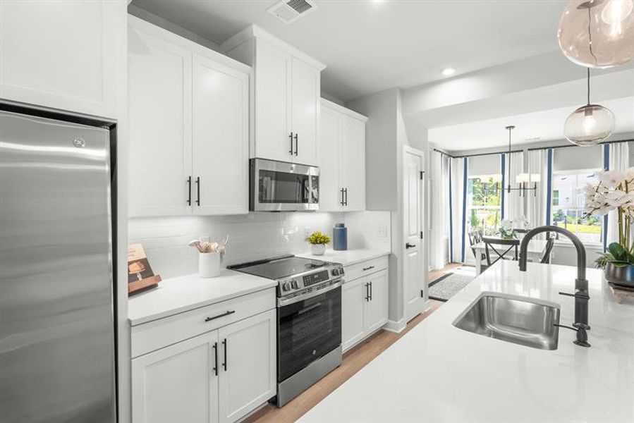 Representative furnished interior of a home built from the Bethany Duet by Ryan Homes in Royal Oaks Villas, Hardeeville (Image 7).