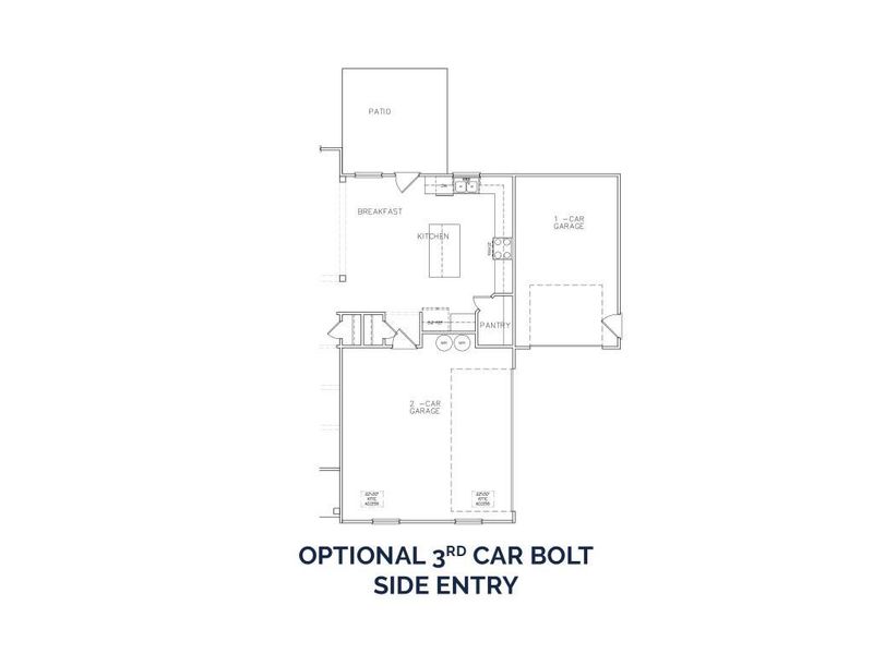 2D floor plan layout of this home in Ruby Creek Estates, Atlanta, GA (Image 5).
