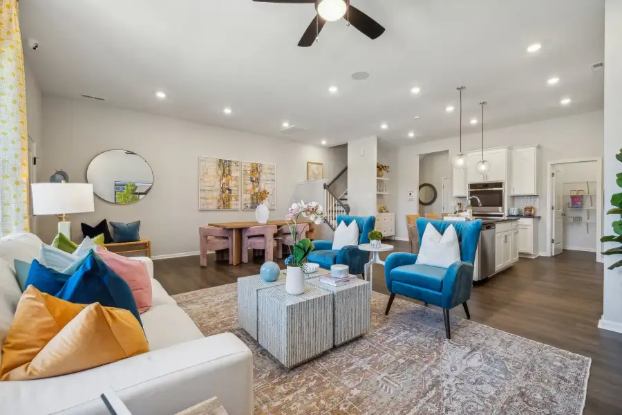Furnished interior view inside a new home in Ridge at Sugar Creek, Indian Land (Image 10).
