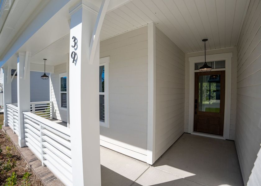 Exterior details and patio area of a home in Carolina Creek, Hampstead (Image 2). Exterior details and patio area of a home in Carolina Creek, Hampstead (Image 2).