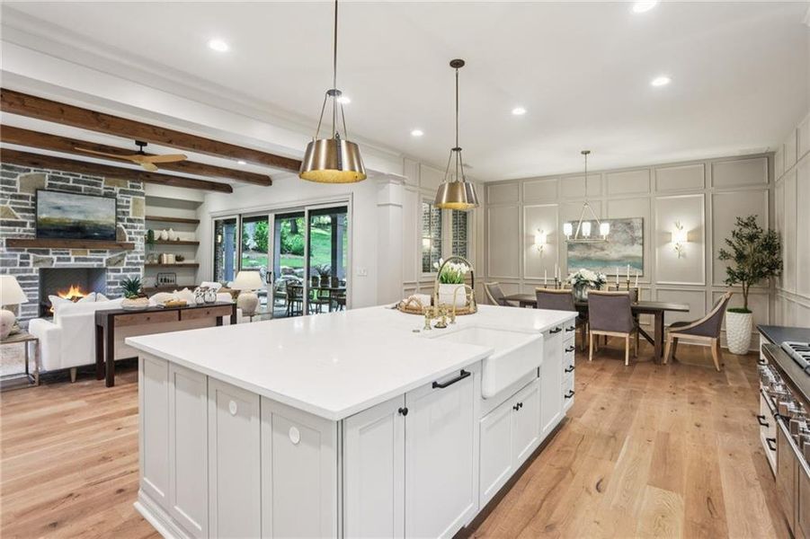 Furnished interior view inside a new home in , Marietta (Image 28).