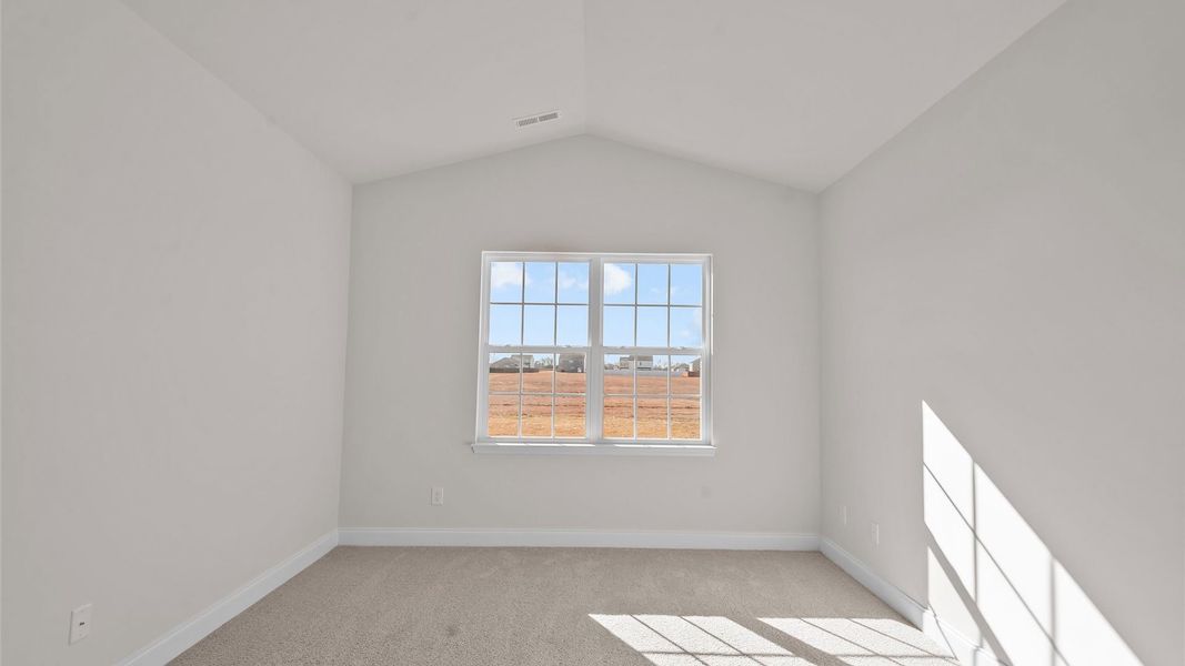 Spacious, unfurnished interior of a new home in Bedford Place, Wilson (Image 26). Spacious, unfurnished interior of a new home in Bedford Place, Wilson (Image 26).