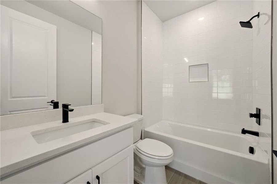 Furnished interior view inside a new home in , Atlanta (Image 11).