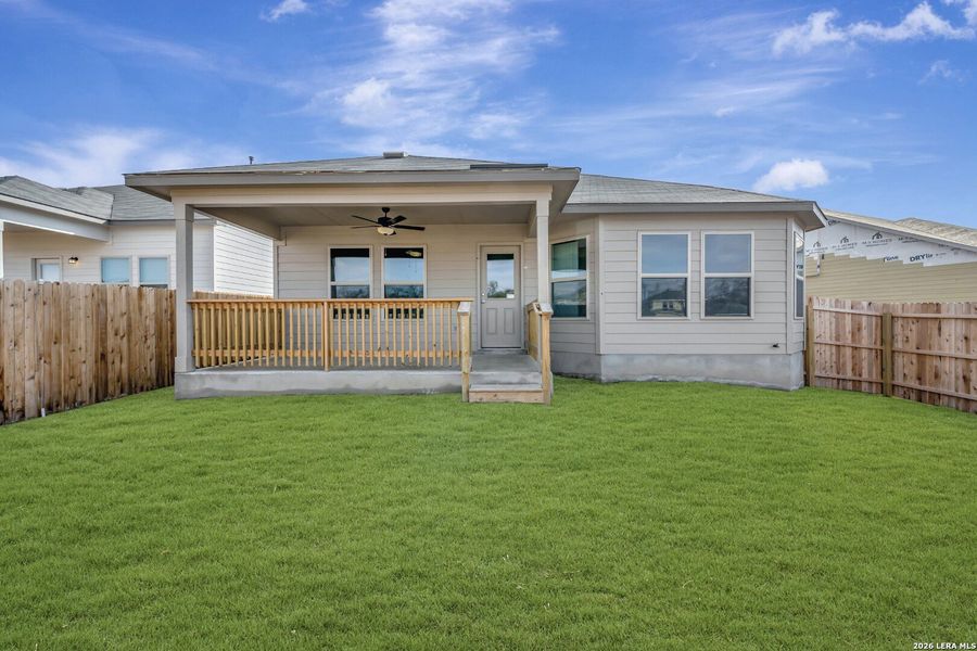 Exterior details and patio area of a home in Agave, San Antonio (Image 3). Exterior details and patio area of a home in Agave, San Antonio (Image 3).