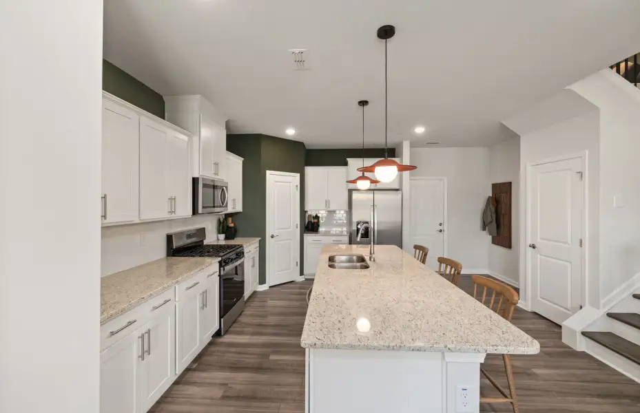 Furnished interior view inside a new home in The Preserve at Marks Creek, Knightdale (Image 15).