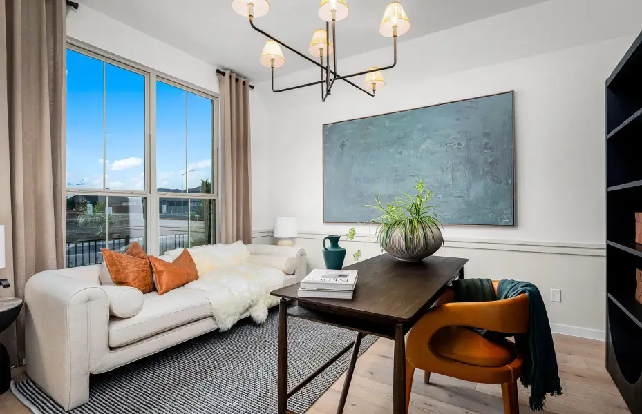 Representative furnished interior of a home built from the Doucette by Pulte Homes in Spring Branch Preserve, Montgomery (Image 15).