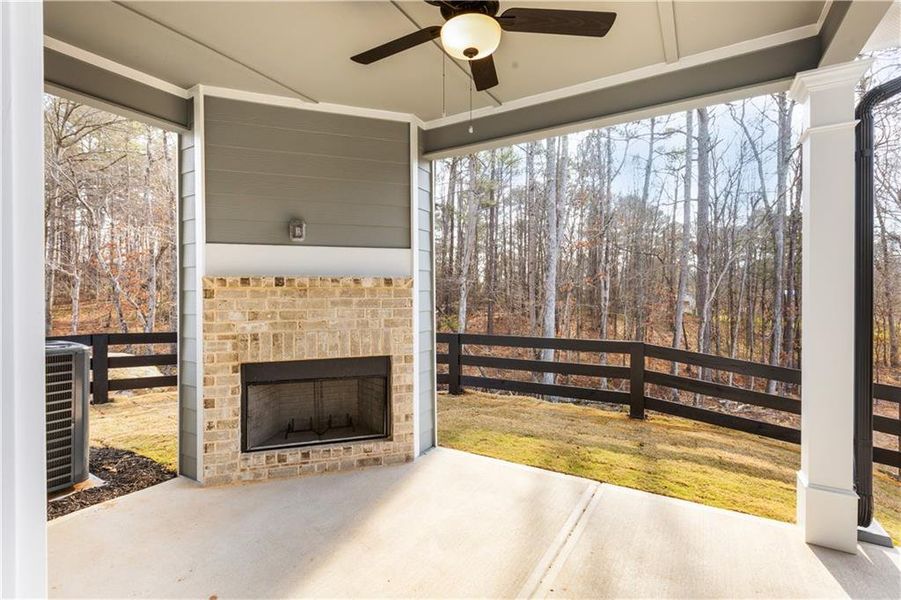 Exterior details and patio area of a home in , Conyers (Image 1). Exterior details and patio area of a home in , Conyers (Image 1).