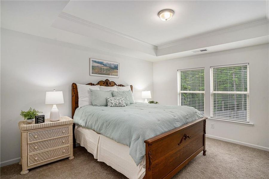 Furnished interior view inside a new home in Vineyard Park, Griffin (Image 26). Furnished interior view inside a new home in Vineyard Park, Griffin (Image 26).