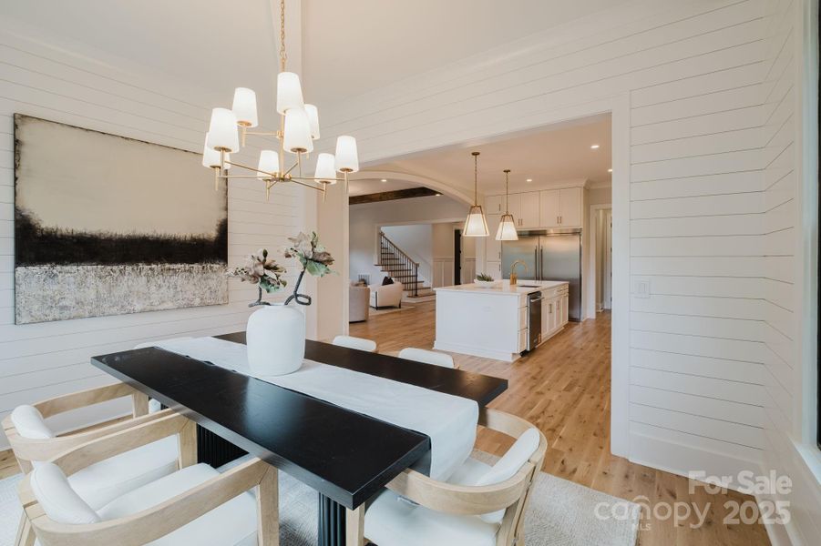 Furnished interior view inside a new home in , Charlotte (Image 12).