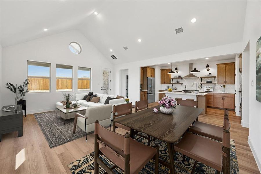 Furnished interior view inside a new home in Heritage Ranch, Sherman (Image 24).
