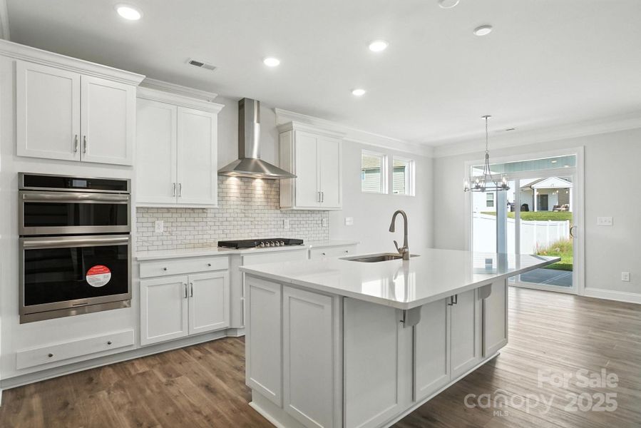Furnished interior view inside a new home in Hampton Woods, Charlotte (Image 5).