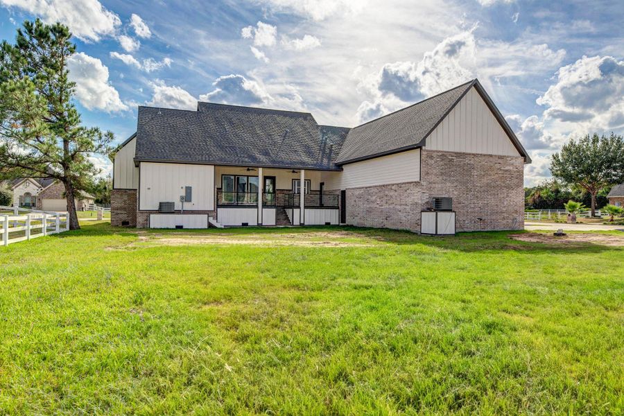 Exterior details and patio area of a home in , Cypress (Image 30).