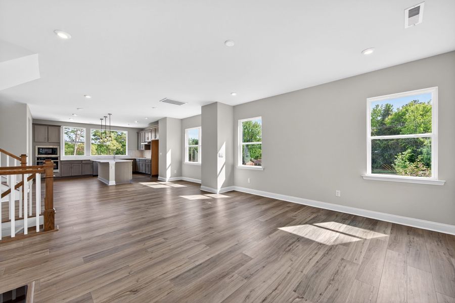 Spacious, unfurnished interior of a new home in Archer Row, Charlotte (Image 35). Spacious, unfurnished interior of a new home in Archer Row, Charlotte (Image 35).