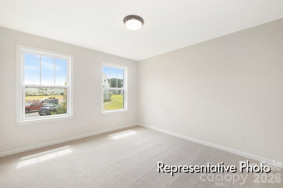 Spacious, unfurnished interior of a new home in Whispering Hills, Locust (Image 22). Spacious, unfurnished interior of a new home in Whispering Hills, Locust (Image 22).