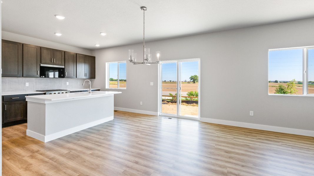Furnished interior view inside a new home in Granary, Johnstown (Image 11).