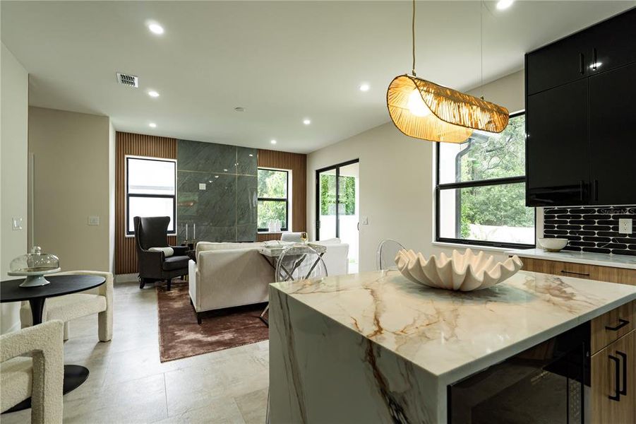 Furnished interior view inside a new home in , Tampa (Image 10). Furnished interior view inside a new home in , Tampa (Image 10).