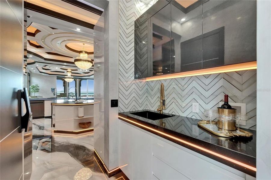 Furnished interior view inside a new home in , Apollo Beach (Image 54).