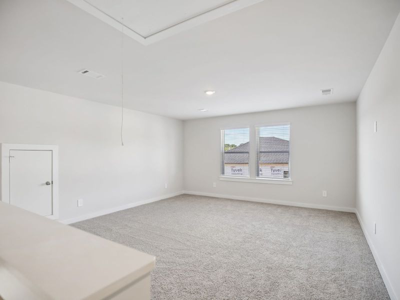 The upstairs loft gives the kids a place to hangout.