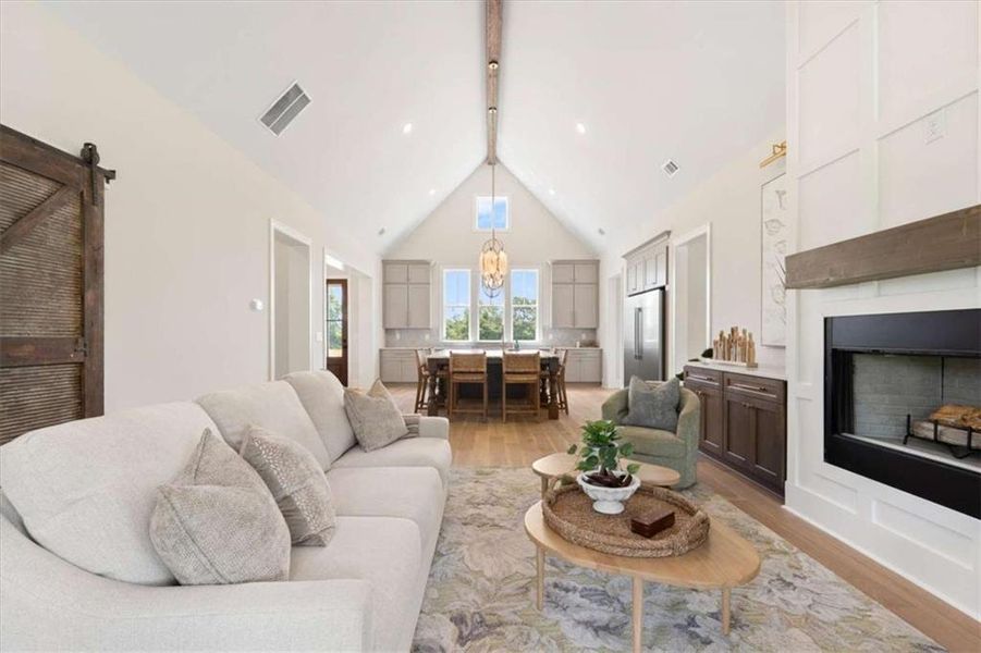 Furnished interior view inside a new home in , Roopville (Image 42).