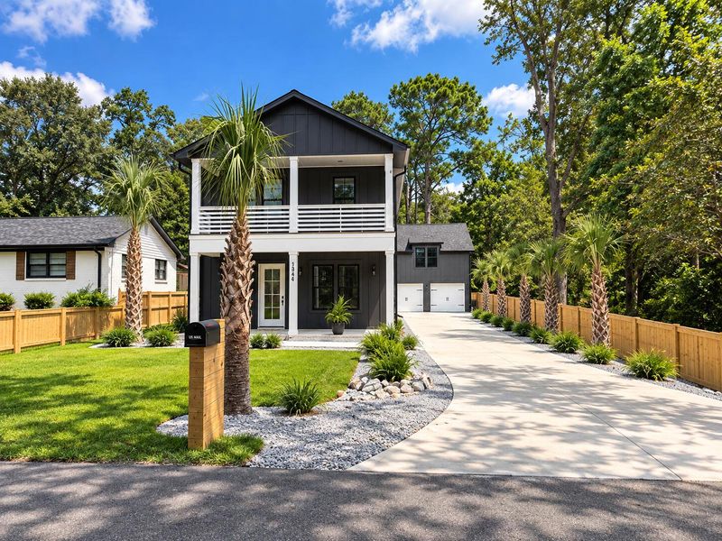 Front exterior of a new home in , Hanahan, SC, highlighting curb appeal (Image 33). Front exterior of a new home in , Hanahan, SC, highlighting curb appeal (Image 33).