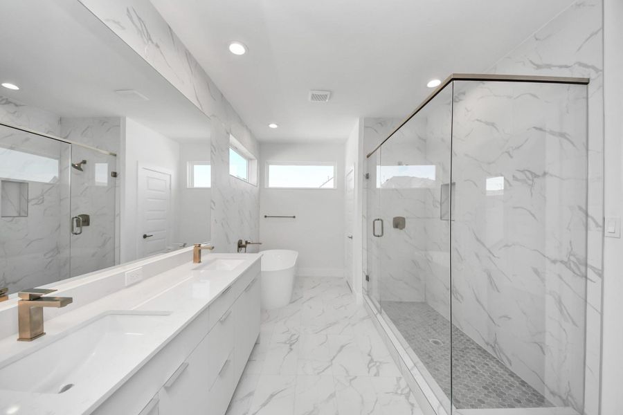 Primary bathroom Primary bathroom