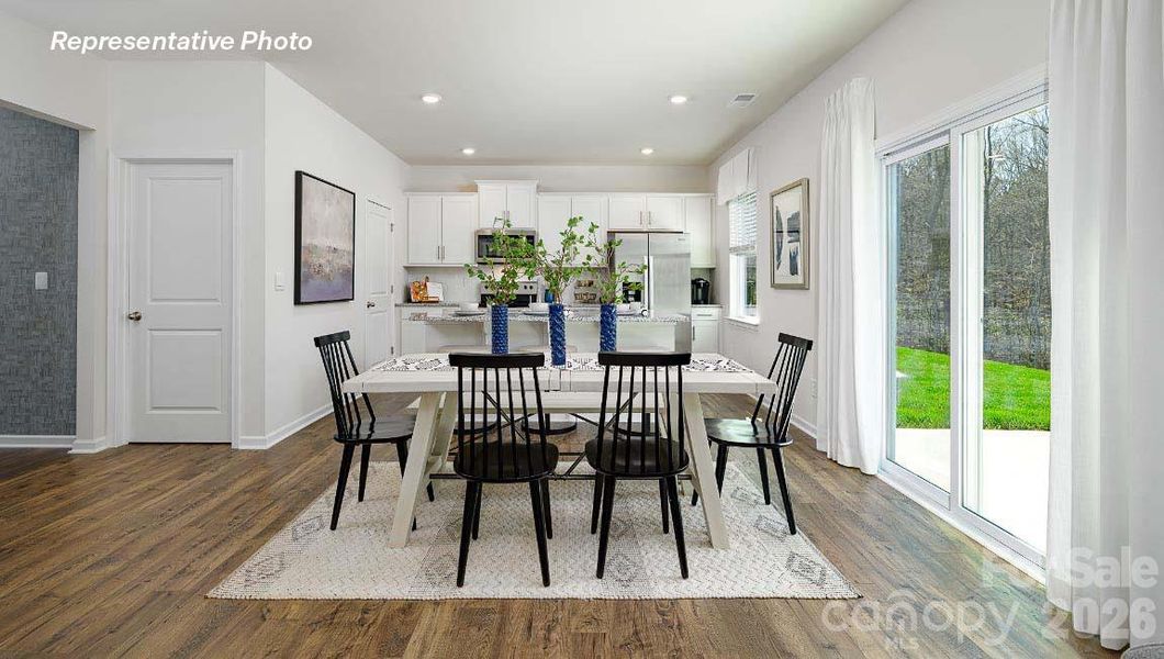 Furnished interior view inside a new home in Sonoma Hills, Charlotte (Image 5).