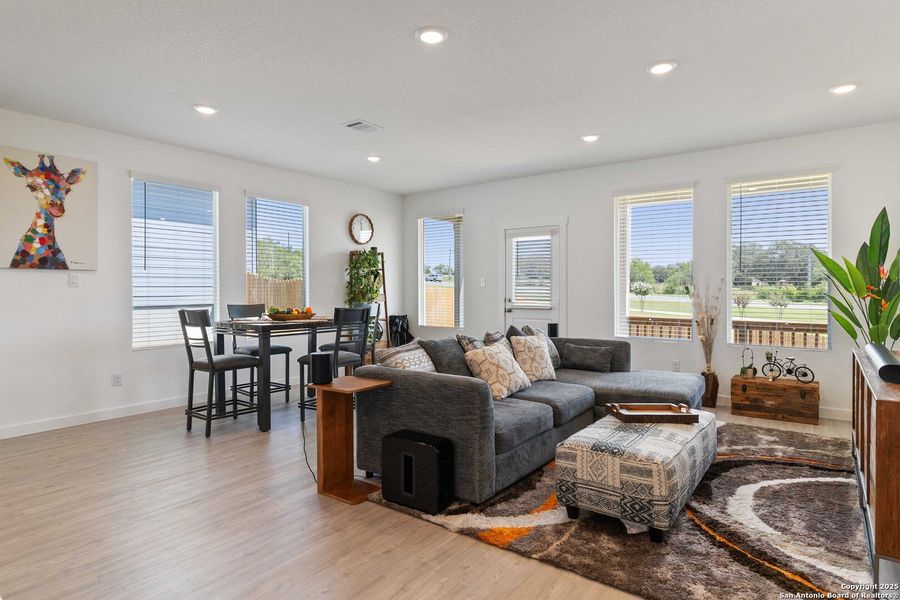 Furnished interior view inside a new home in Sage Meadows: Coastline Collection, St. Hedwig (Image 13). Furnished interior view inside a new home in Sage Meadows: Coastline Collection, St. Hedwig (Image 13).