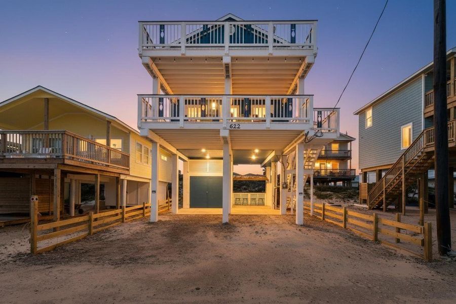 Exterior details and patio area of a home in , Surfside Beach (Image 23).