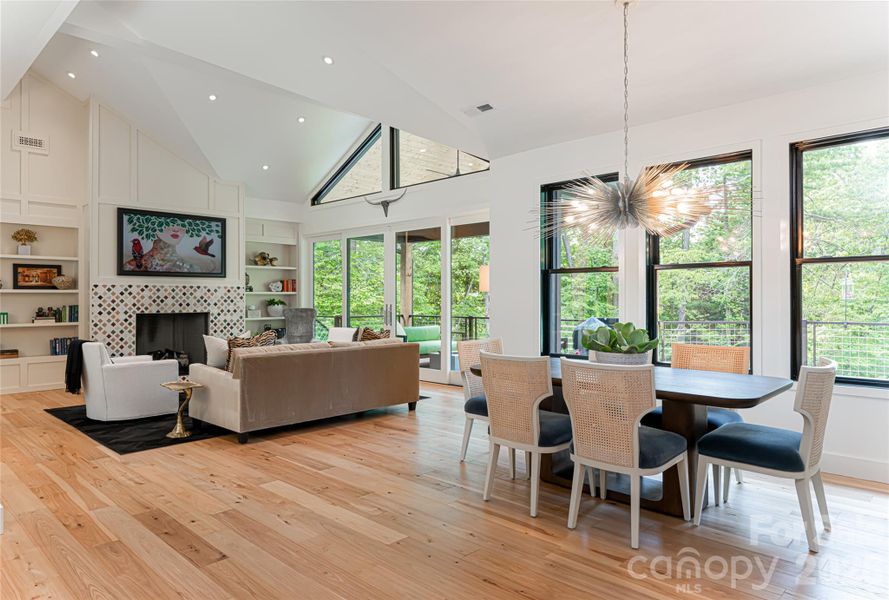 Furnished interior view inside a new home in , Weaverville (Image 35).