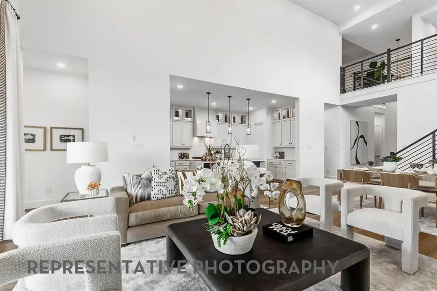 Furnished interior view inside a new home in Aster Park, McKinney (Image 12). Furnished interior view inside a new home in Aster Park, McKinney (Image 12).
