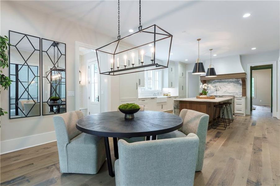 Furnished interior view inside a new home in , Atlanta (Image 6).